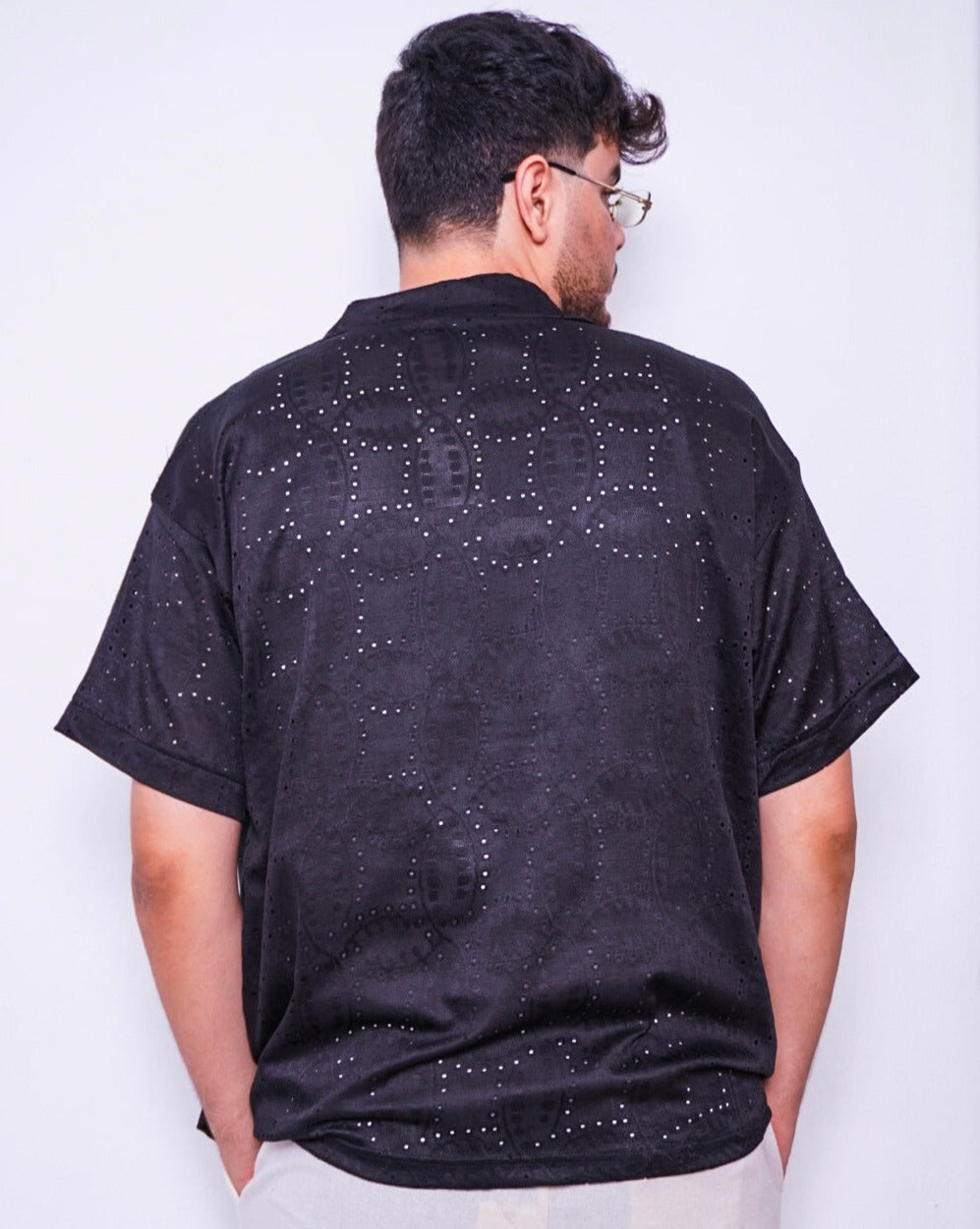 oversize shirt - black