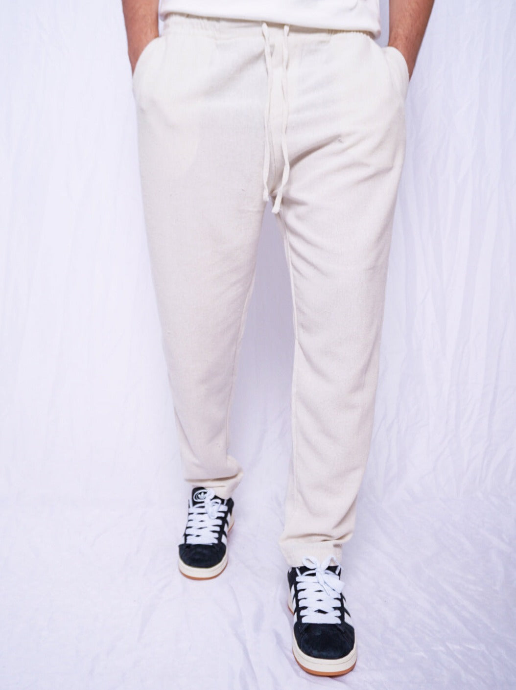 QAMRAYA Loose pants - Beige