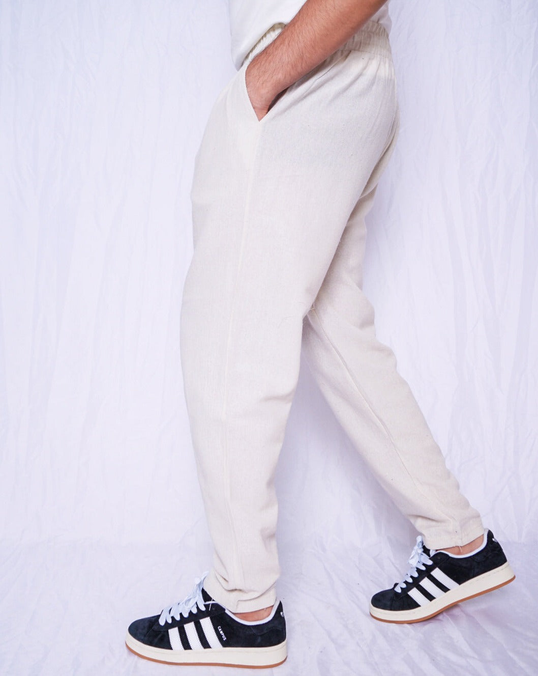 QAMRAYA Loose pants - Beige