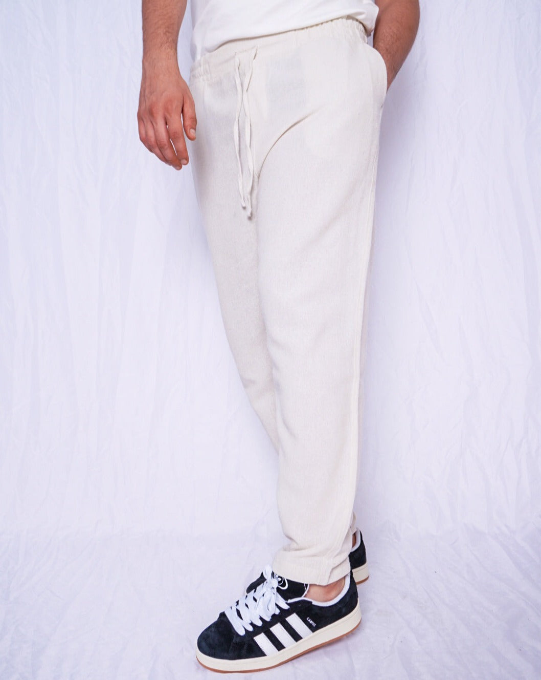 QAMRAYA Loose pants - Beige