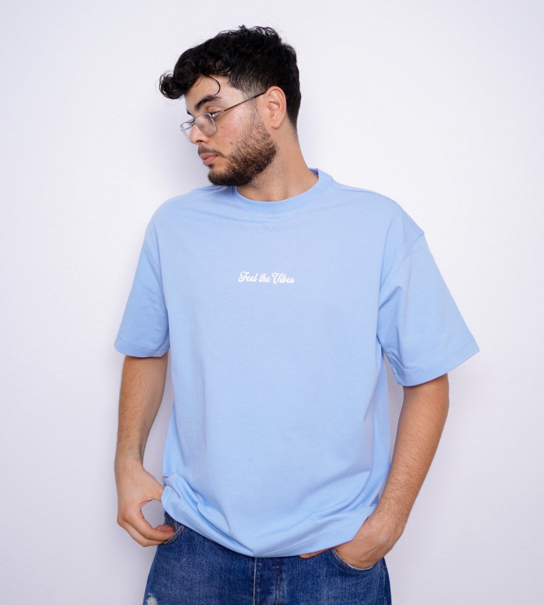 ATITUDE oversize t-shirt - BLEU