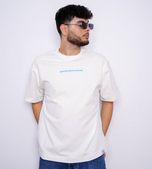 WE DONT PLAY oversize t-shirt - WHITE