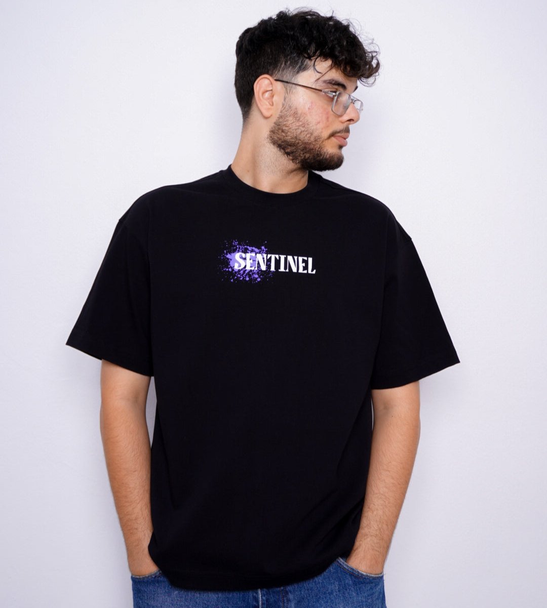 SENTINEL oversize t-shirt - BLACK