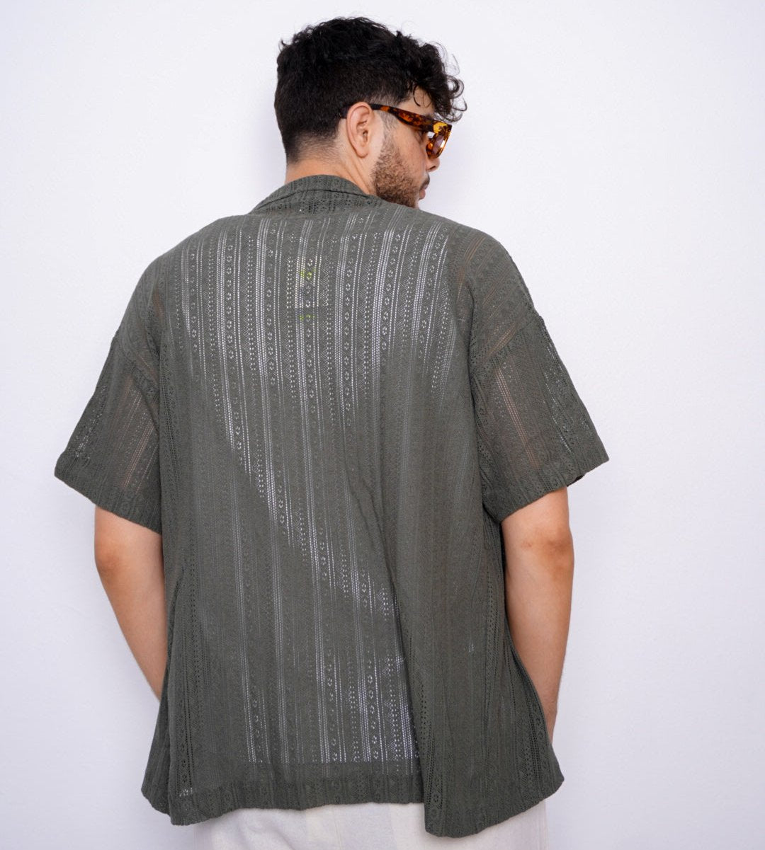 oversize shirt - GREEN