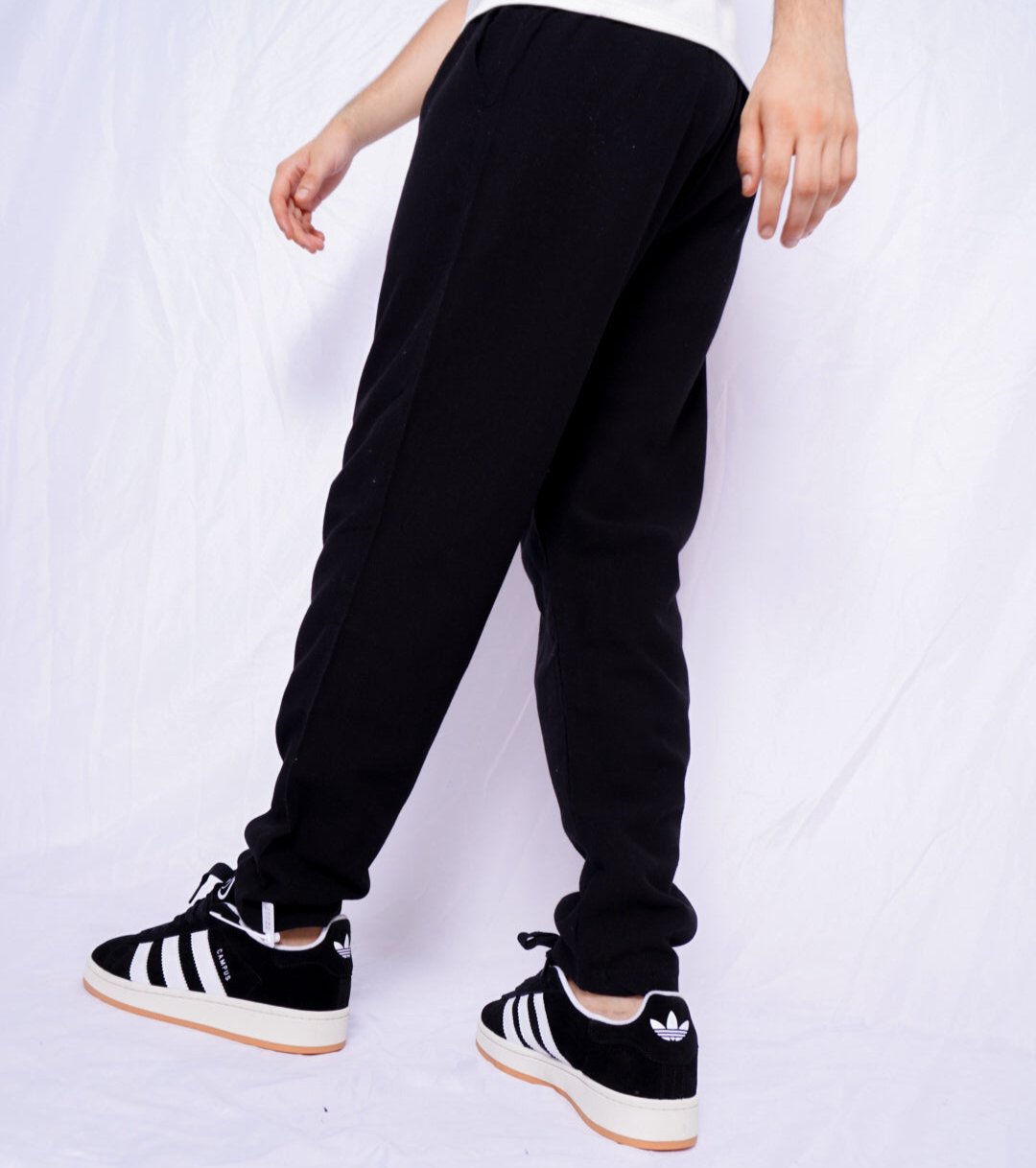 QAMRAYA Loose pants - BLACK