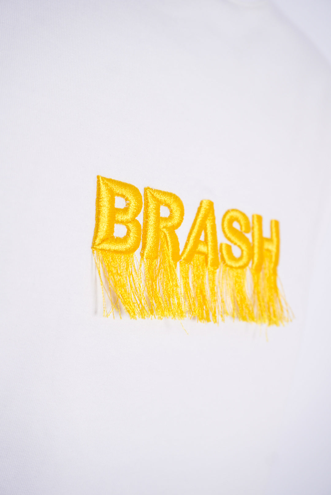 BRASH oversize t-shirt - WHITE