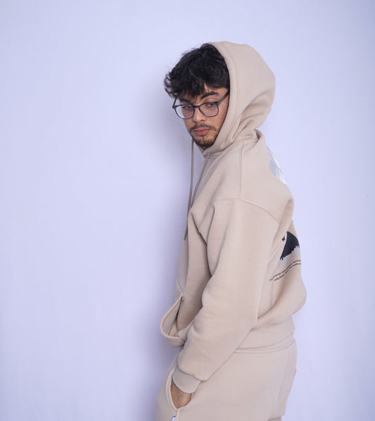 BEIGE HOODIE ' BANDITO '