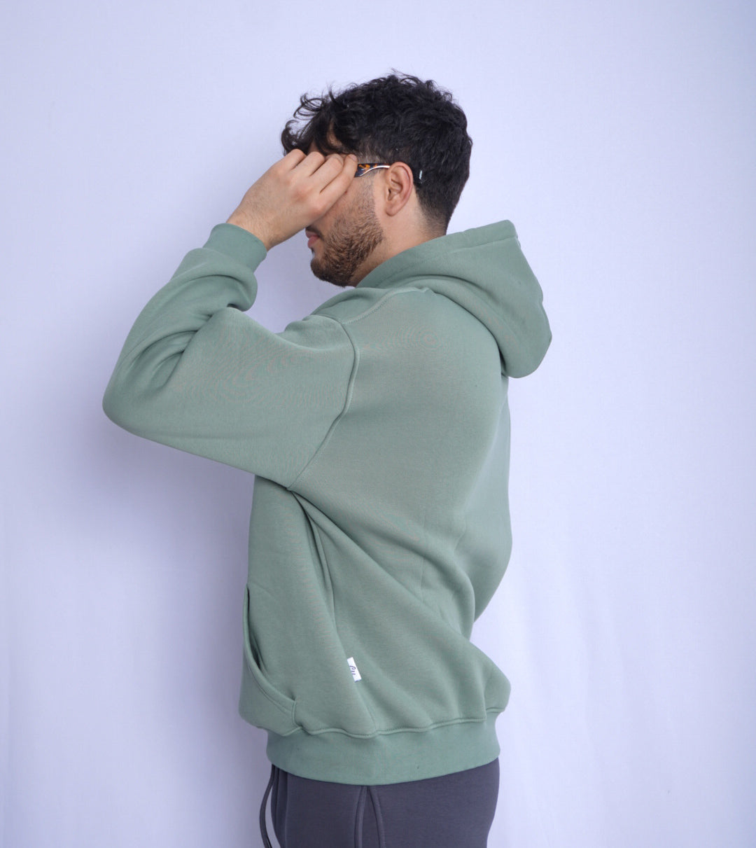 SOFT GREEN HOODIE ' CH '