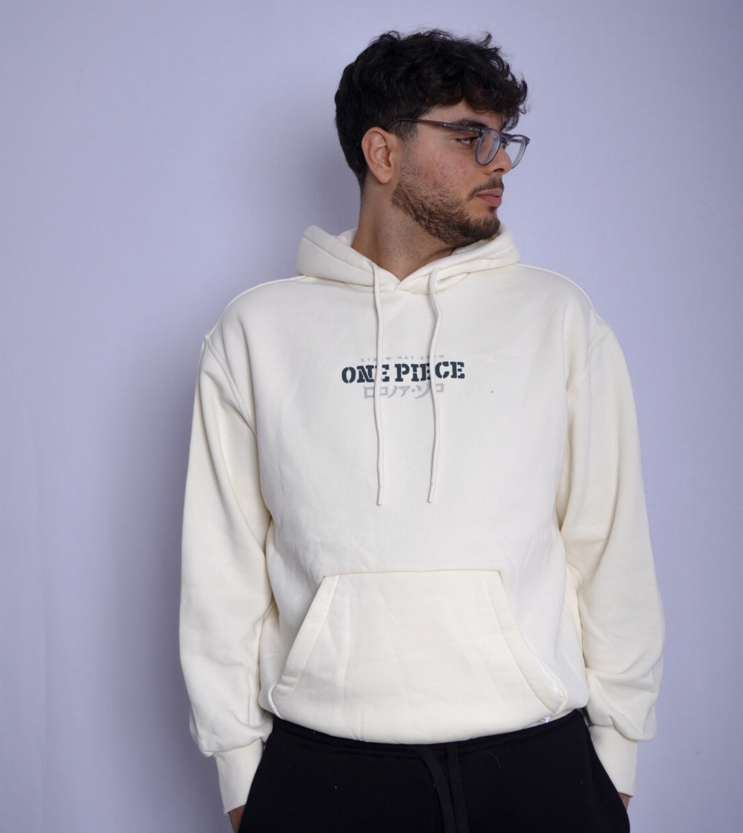 BEIGE HOODIE ' ONE PIECE  '