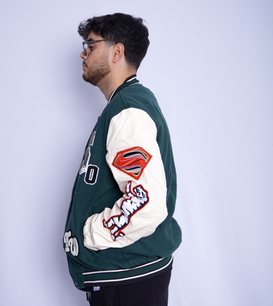 GREEN VARSITY JACKET