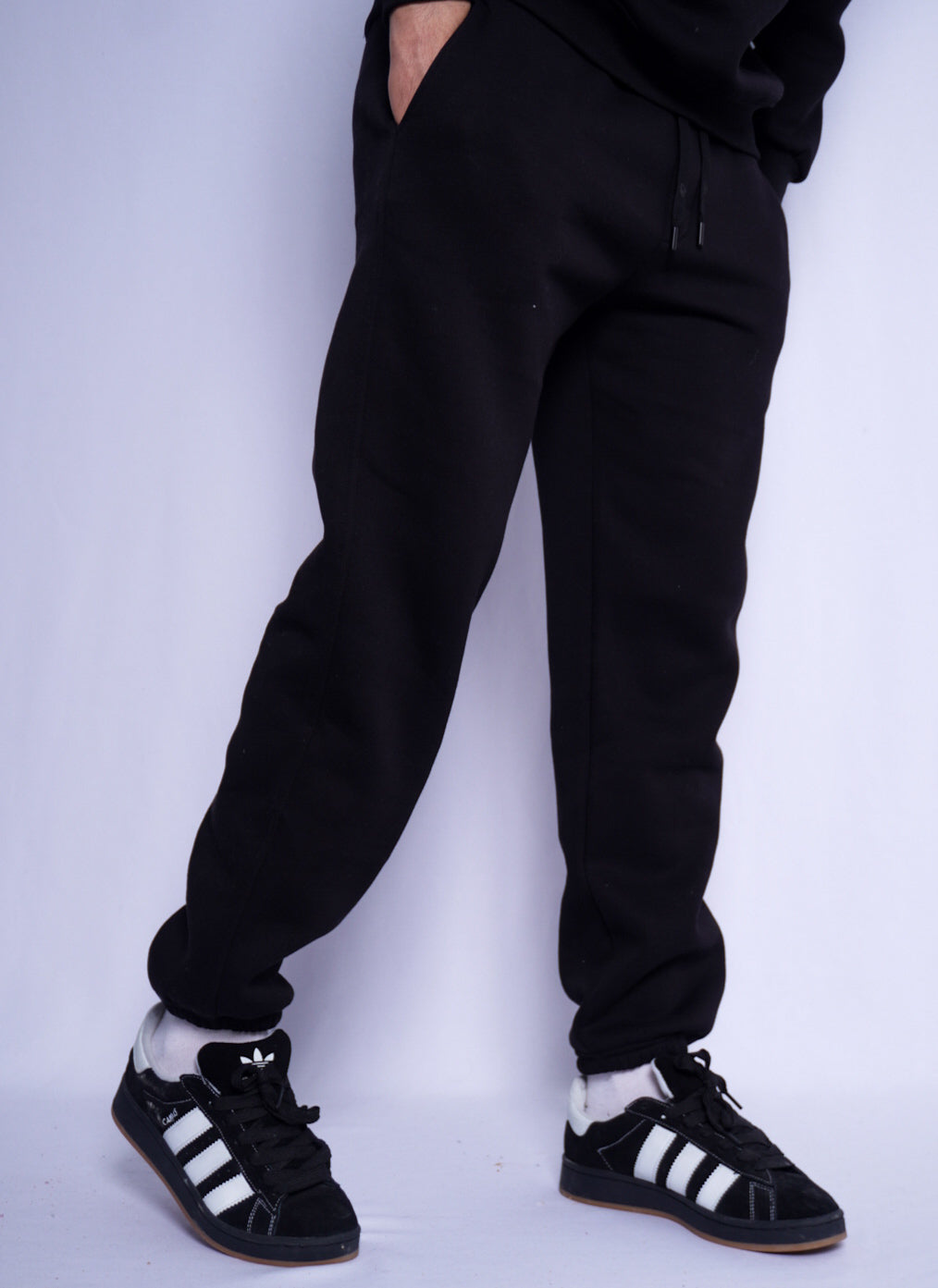 BLACK SWEAT-PANT