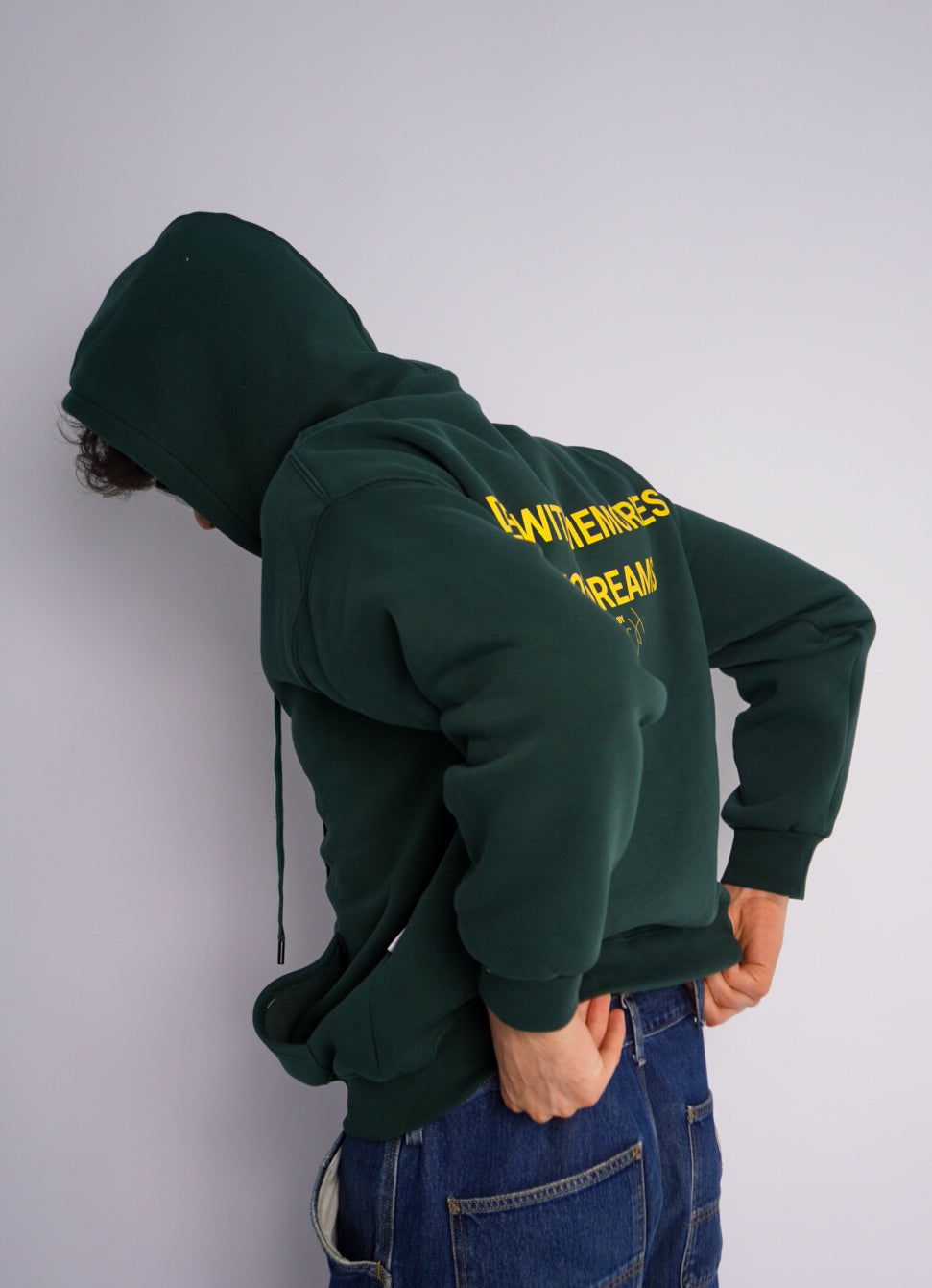 GREEN HOODIE ' HIDDEN HILLS '