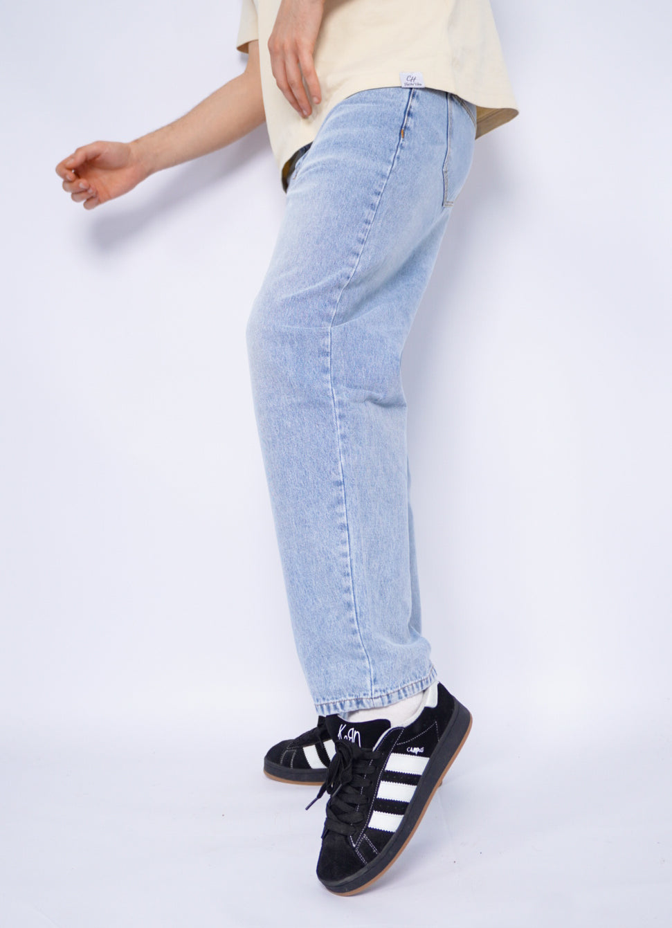 BAGGY JEANS  - 02 BLEU CLAIR
