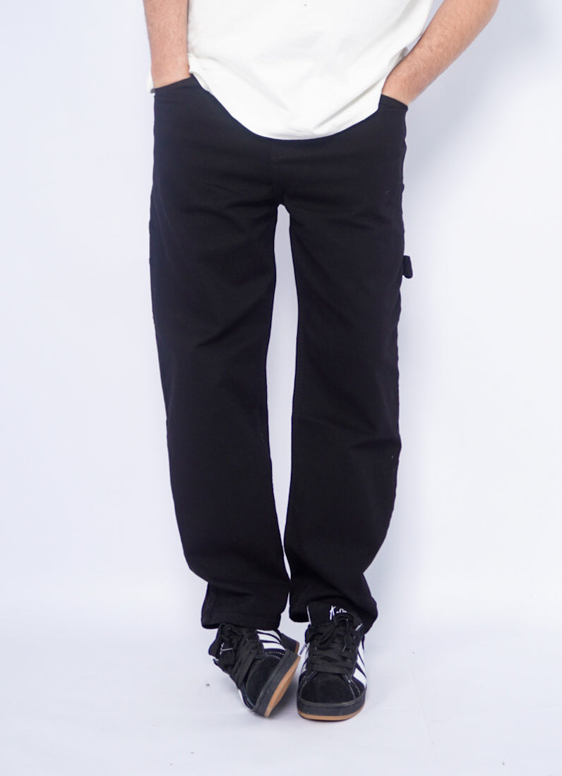 BAGGY  JEANS  ( 3 pocket  )   - BLACK