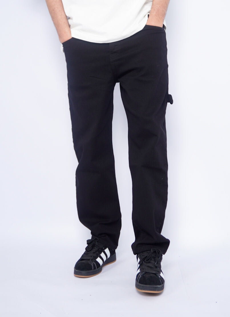 BAGGY  JEANS  ( 3 pocket  )   - BLACK