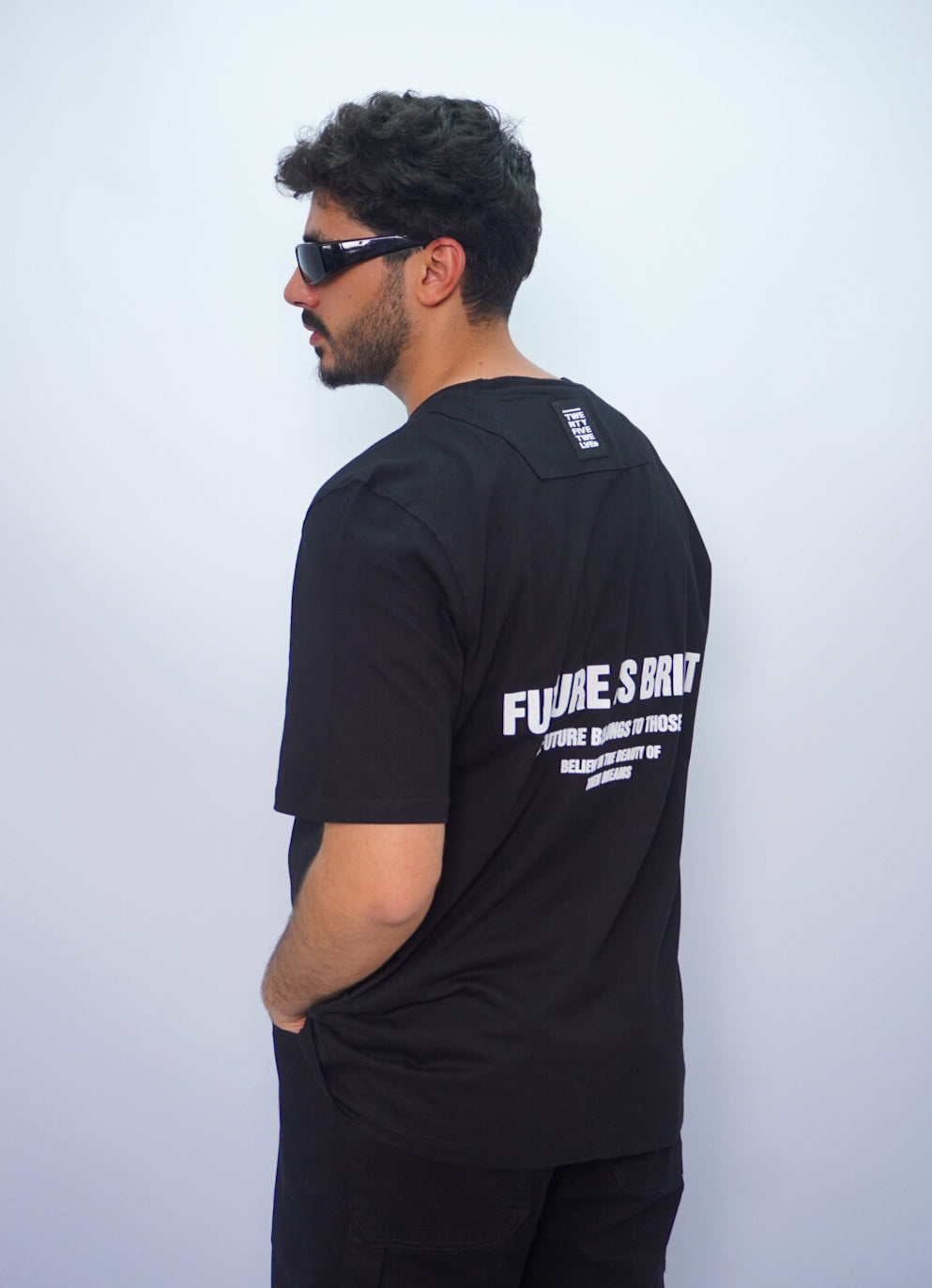 FUTURE oversize t-shirt - BLACK