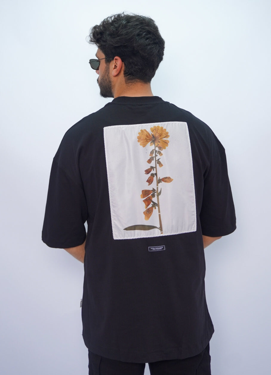 PURPUREA oversize t-shirt - BLACK