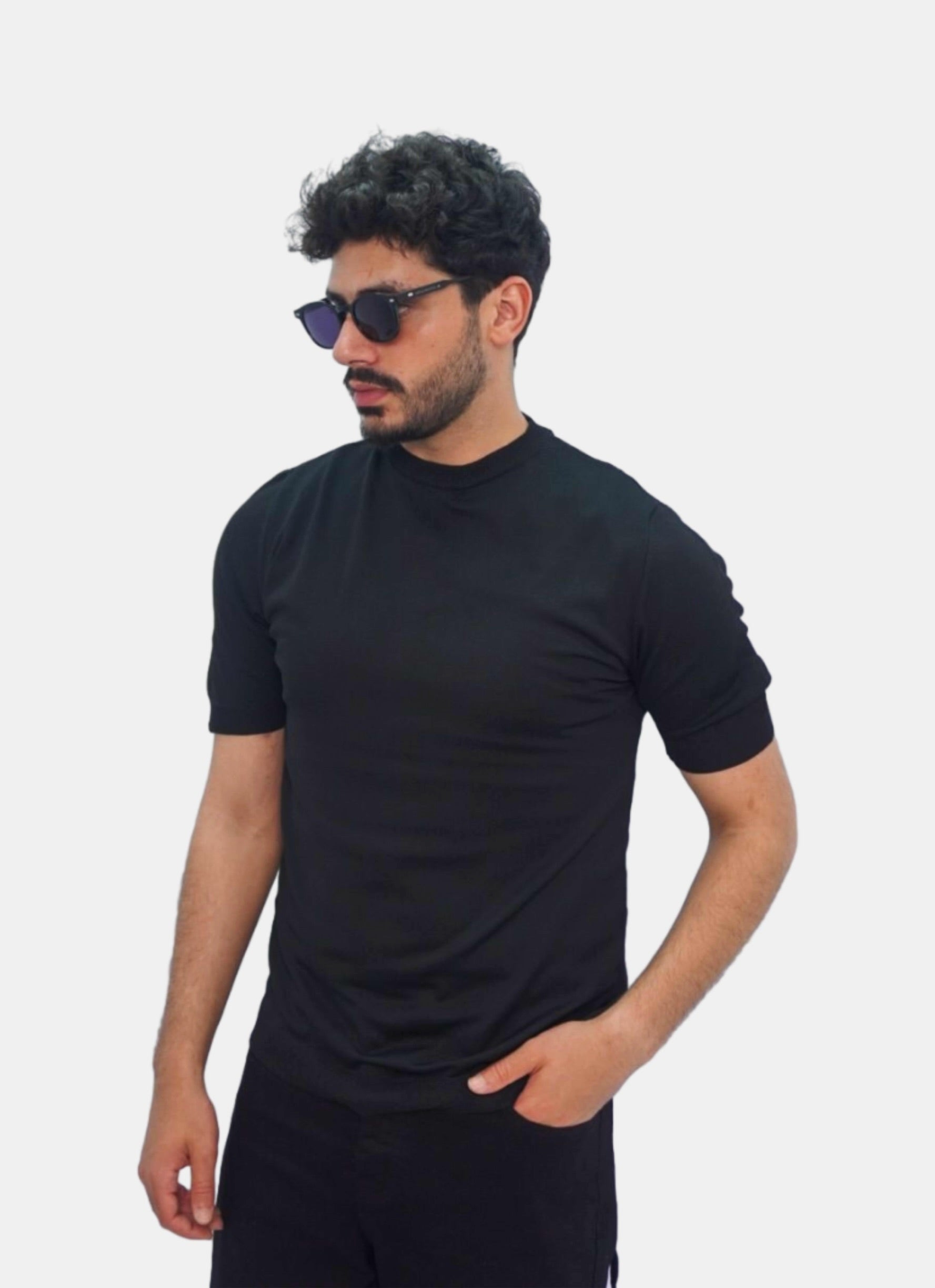 SIMPLE t-shirt - BLACK