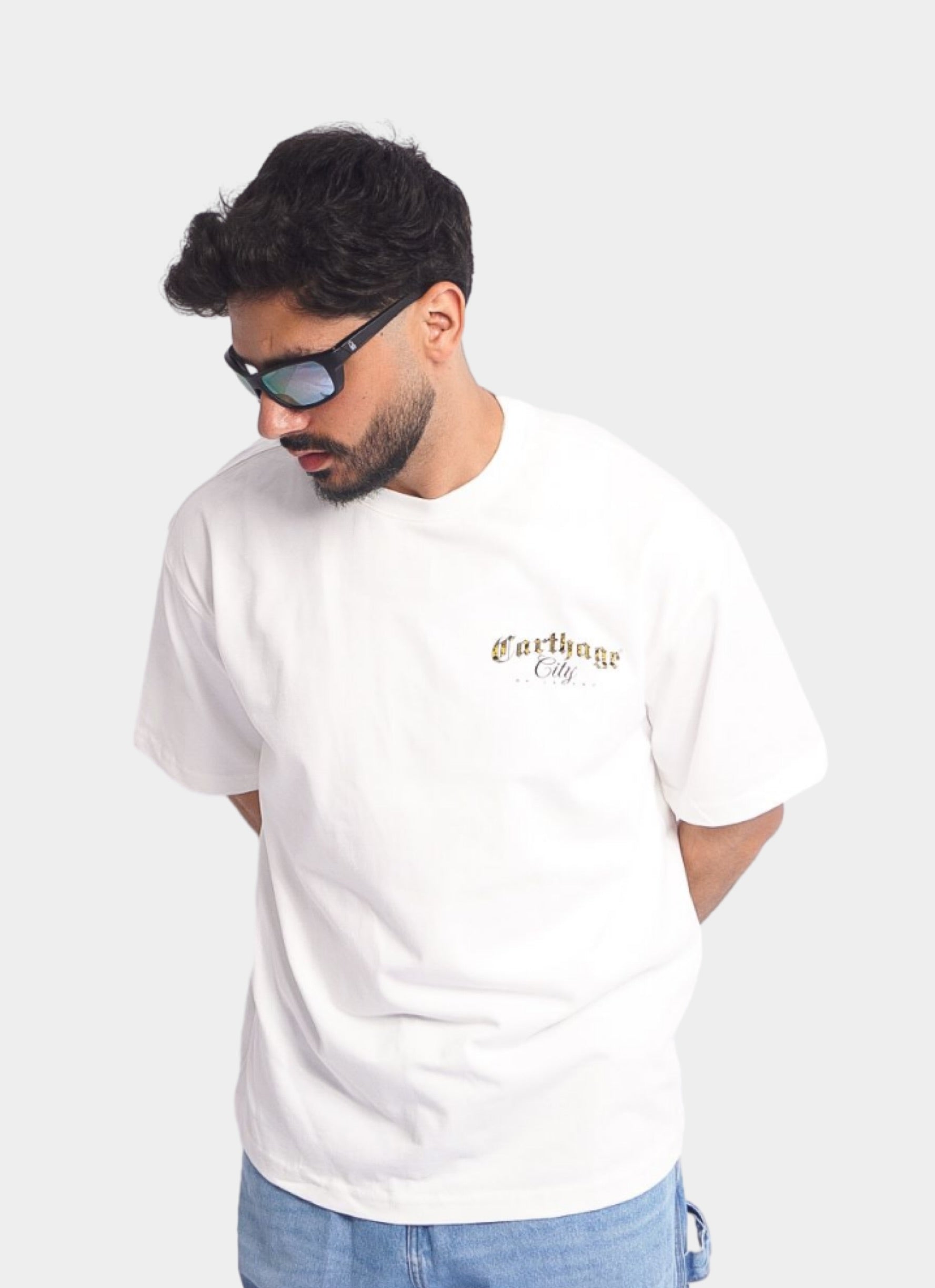 CARTHAGE V2 oversize t-shirt - WHITE