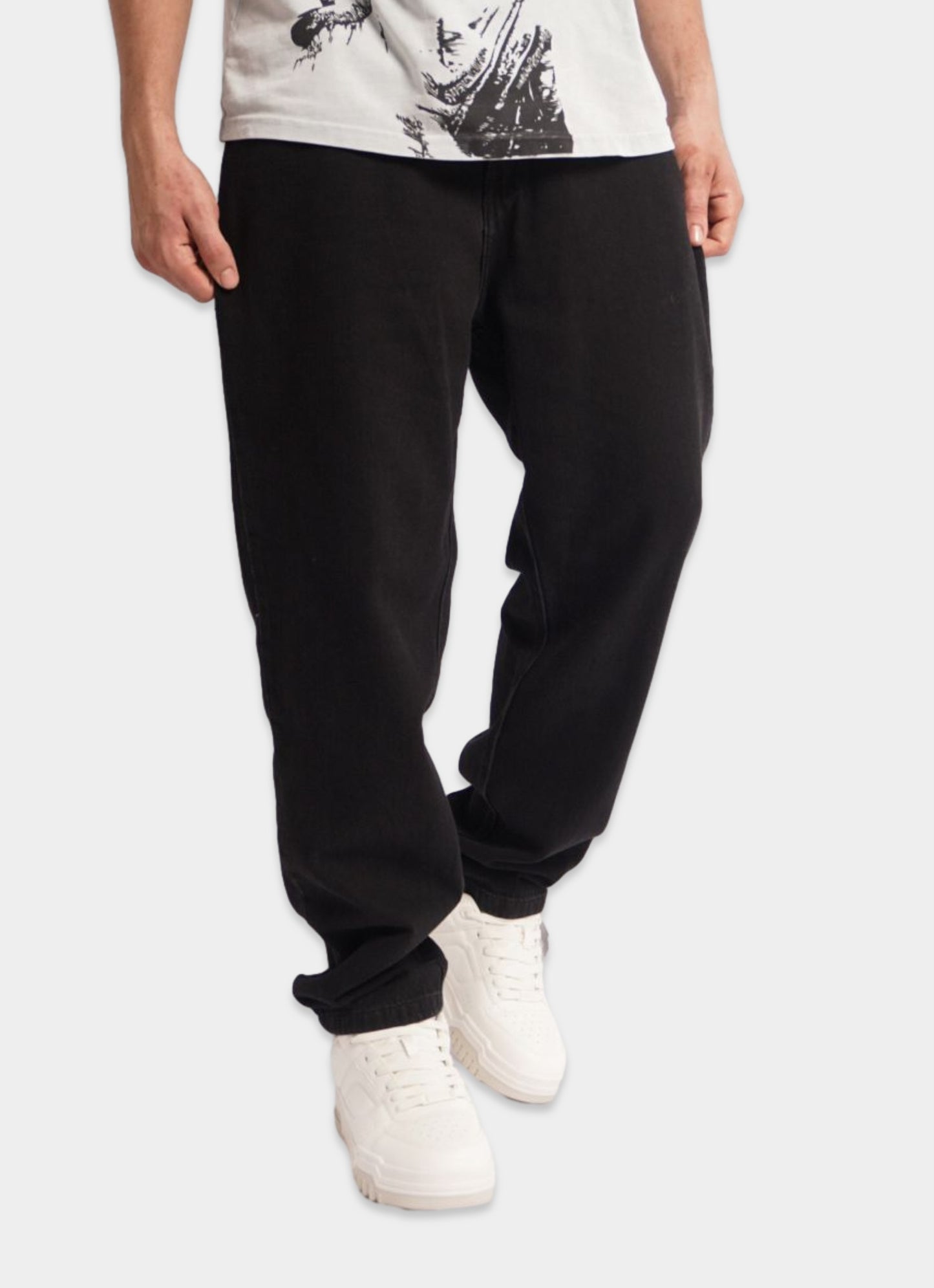 STRAIGHT JEANS - DARK GREY