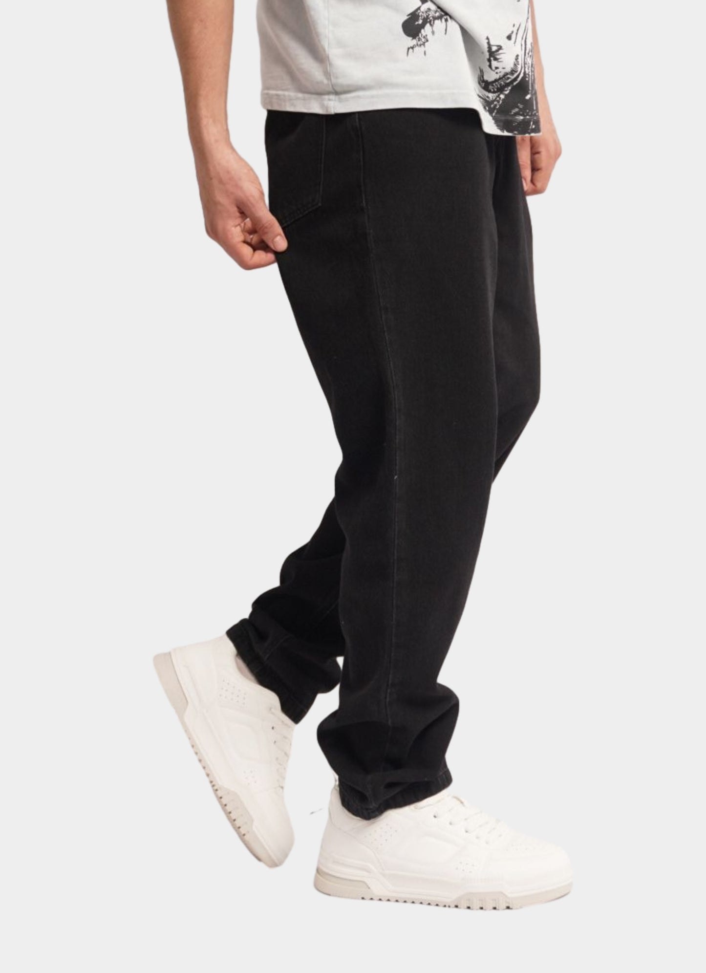 STRAIGHT JEANS - DARK GREY