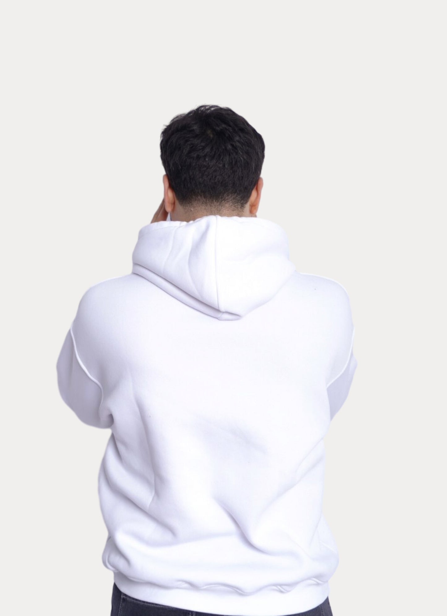SIMPLE WHITE HOODIE