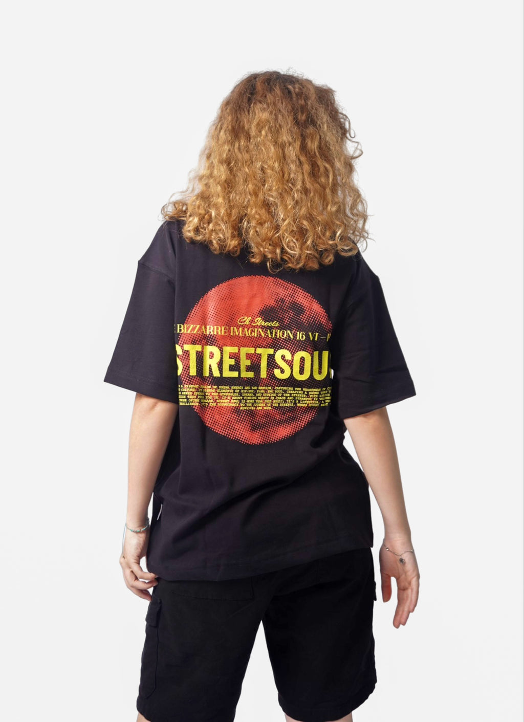 STREETSOUL oversize t-shirt - BLACK