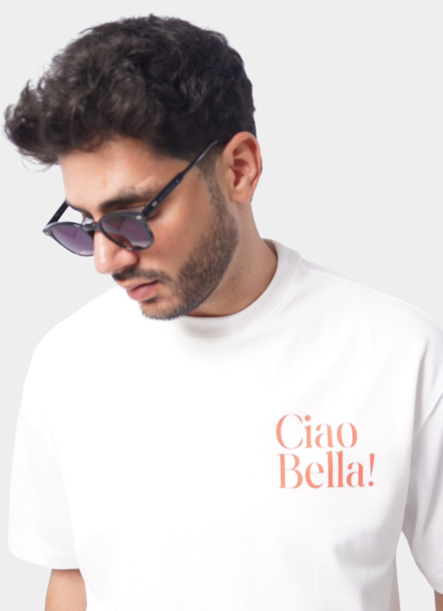 CIAO oversize t-shirt - WHITE