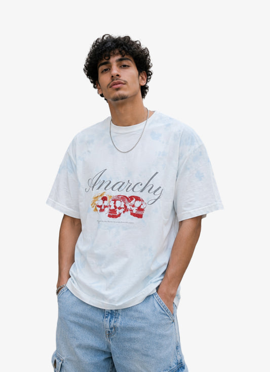 ANARCHY oversize t-shirt - WHITE