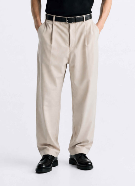 CREAM TROUSER