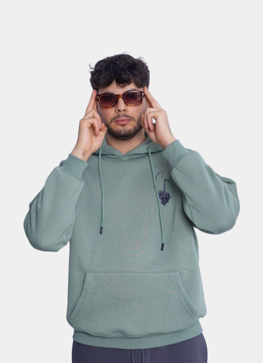 SOFT GREEN HOODIE ' CH '