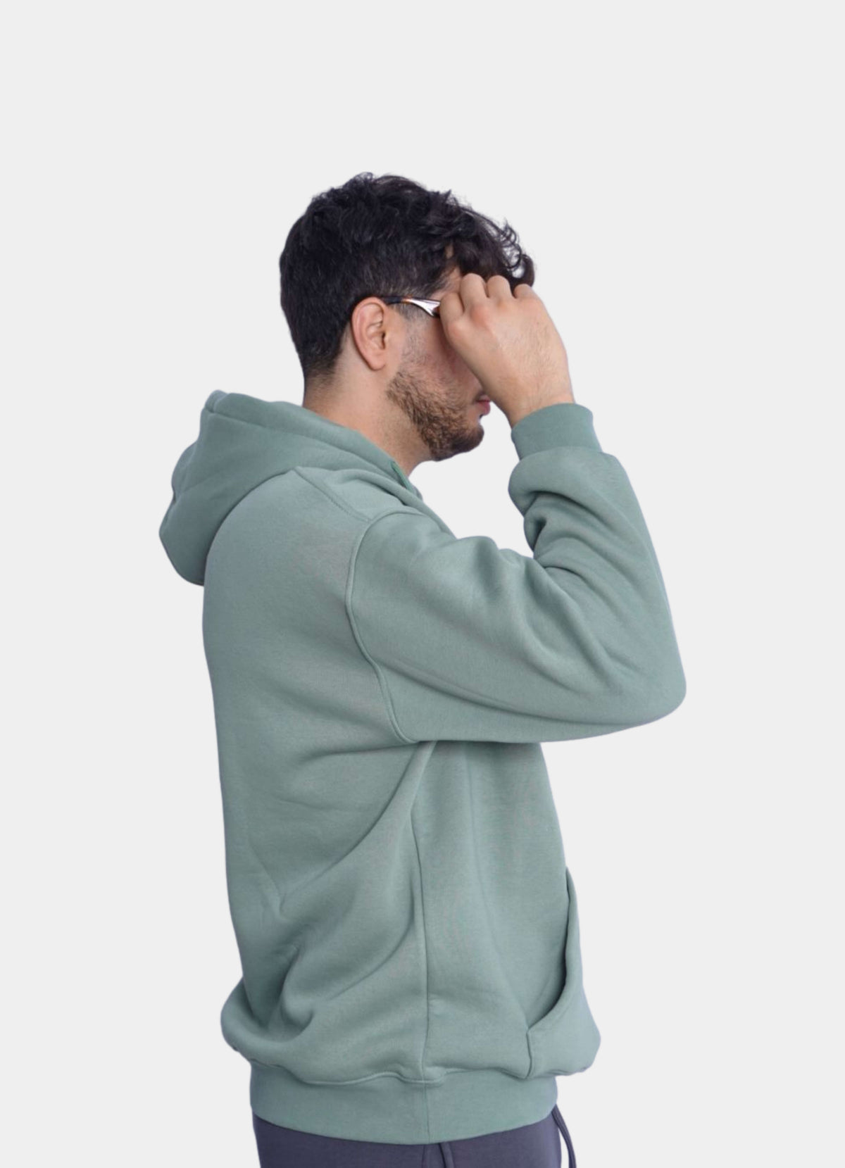 SOFT GREEN HOODIE ' CH '