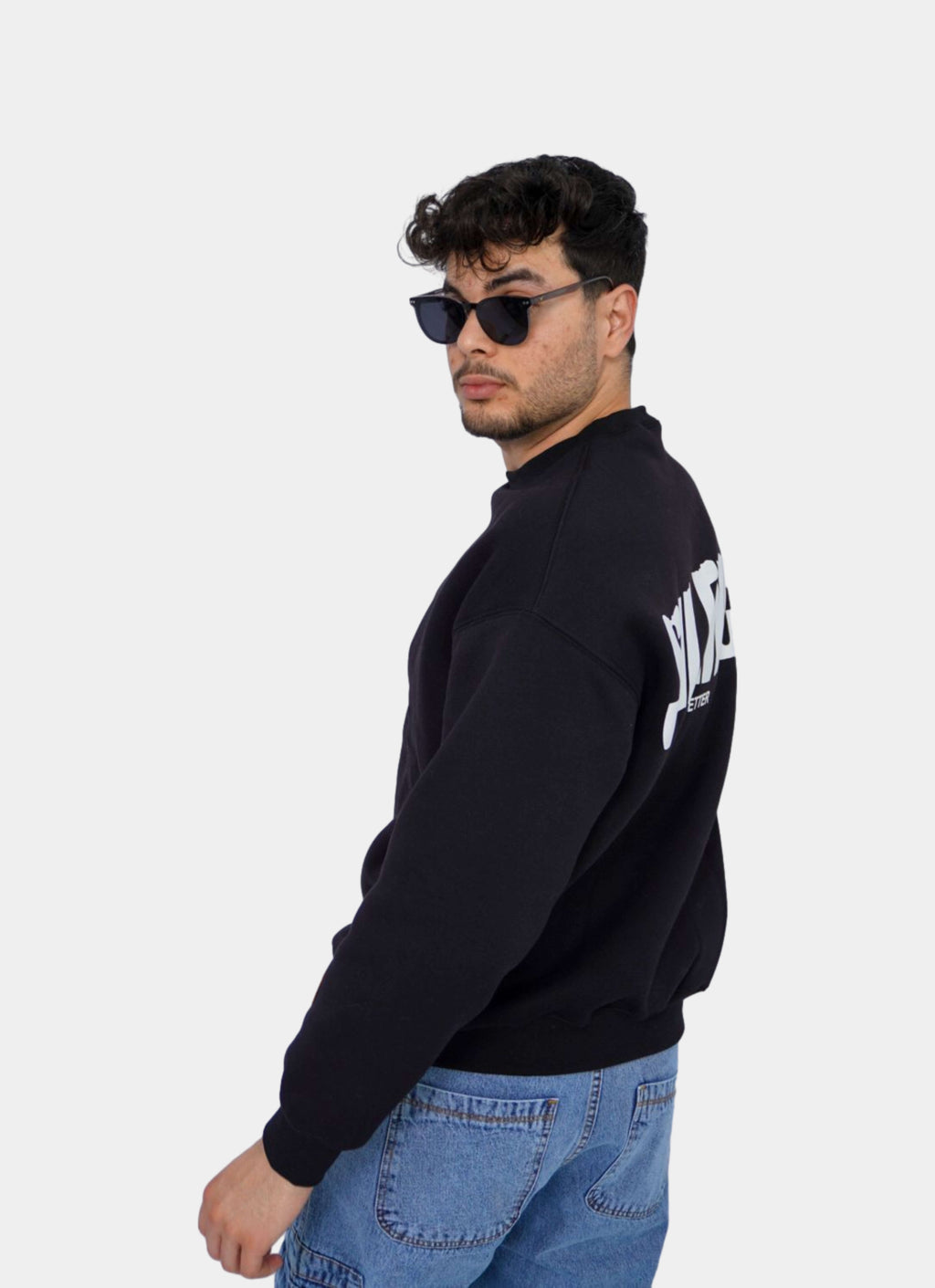 BLACK SWEAT SHIRT ' SILENCE '