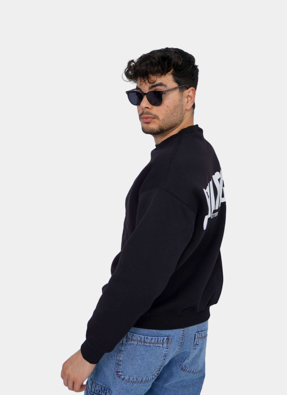 BLACK SWEAT SHIRT ' SILENCE '