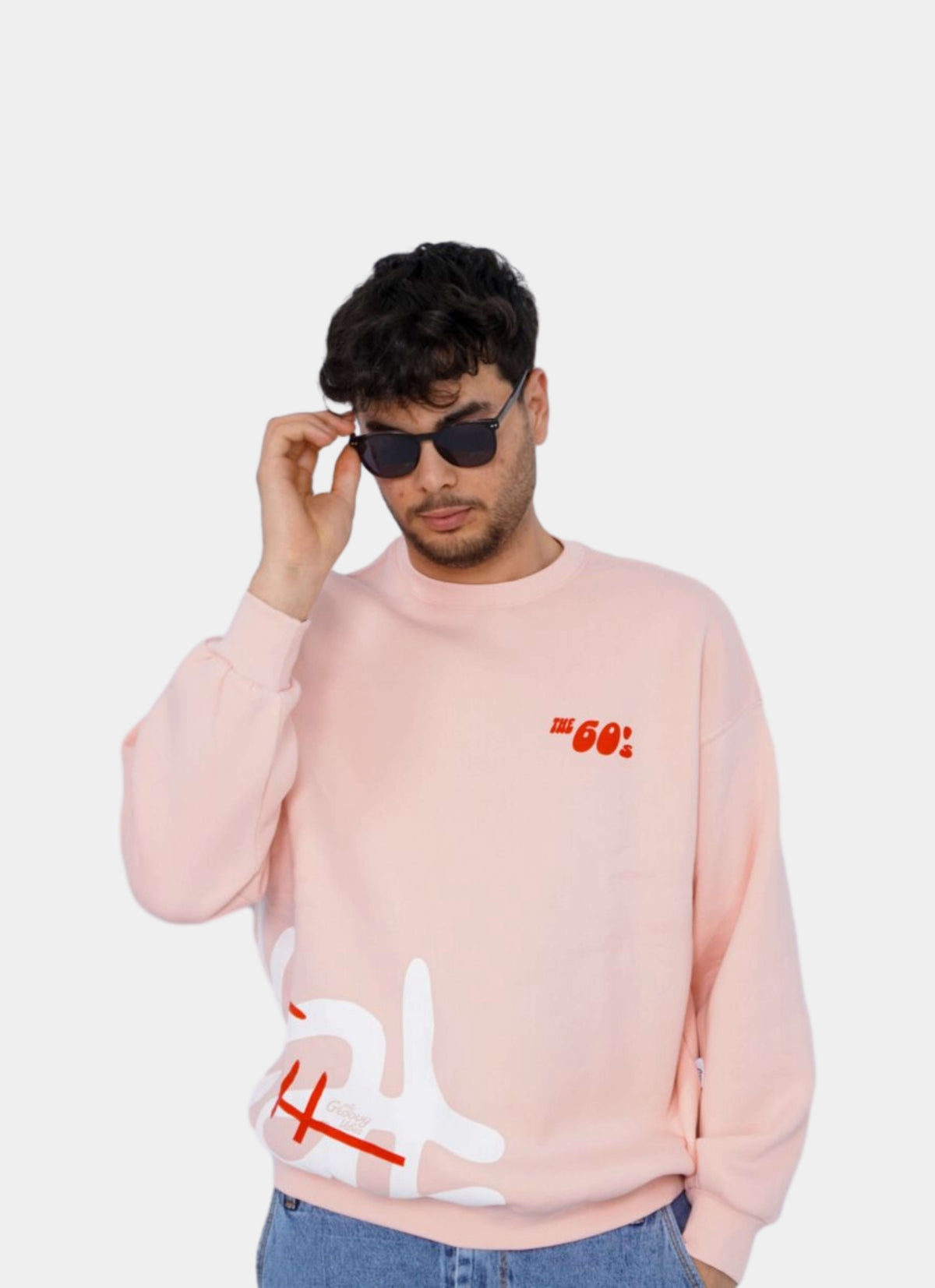 PINK SWEAT SHIRT ' 60'S '