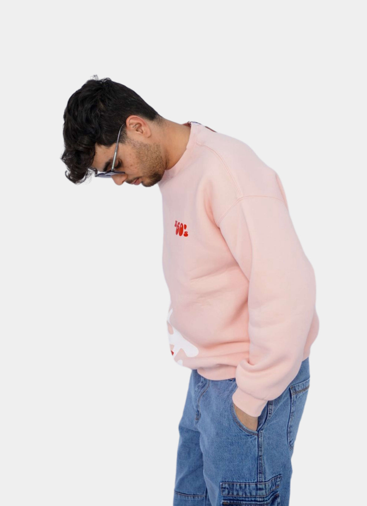 PINK SWEAT SHIRT ' 60'S '