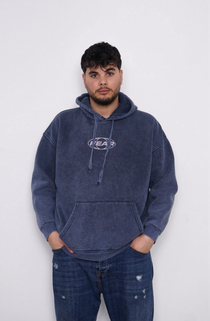 BLUE HOODIE ' FEAR '