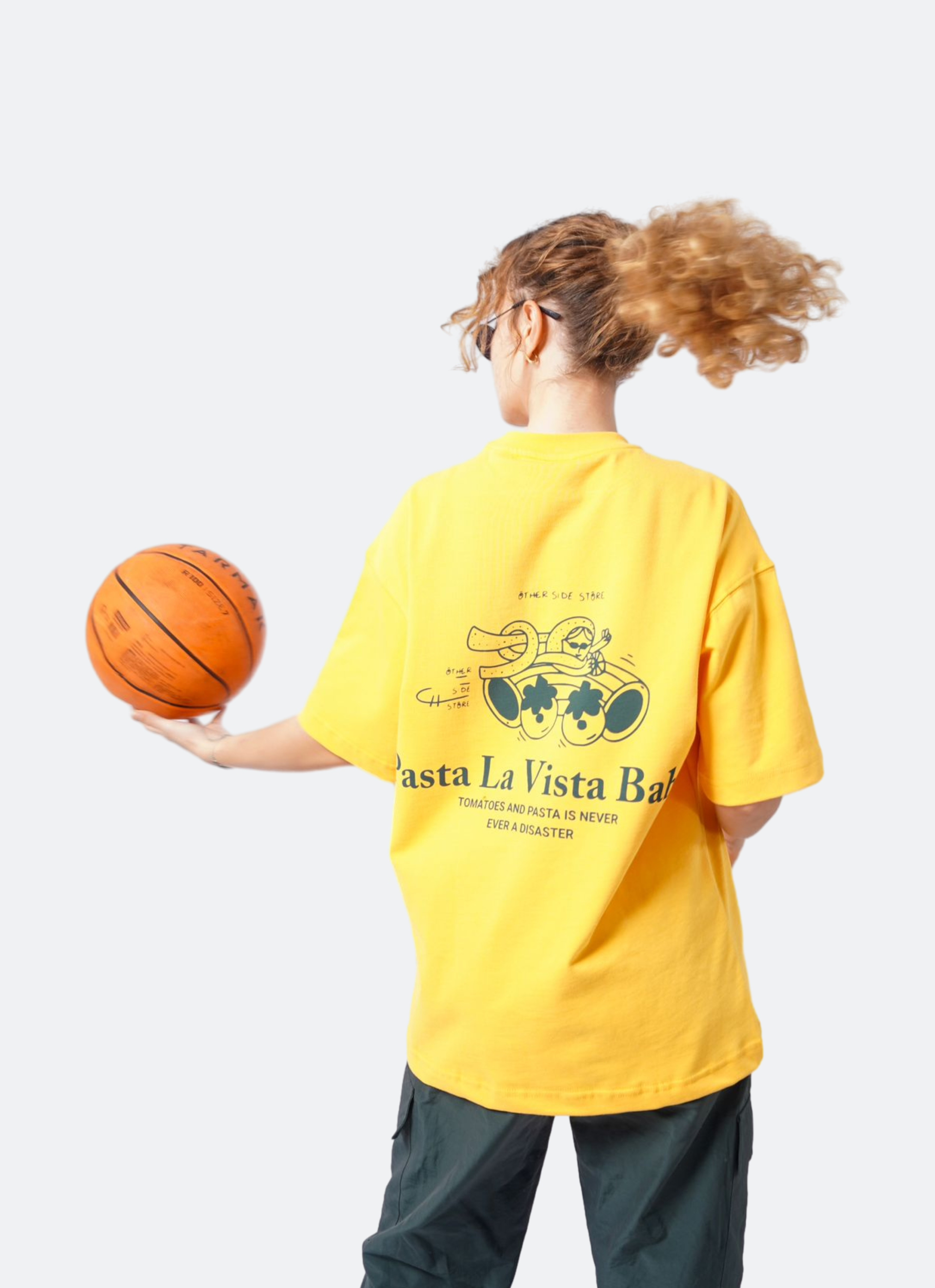 PASTA LA VISTA oversize t-shirt - SOFT ORANGE