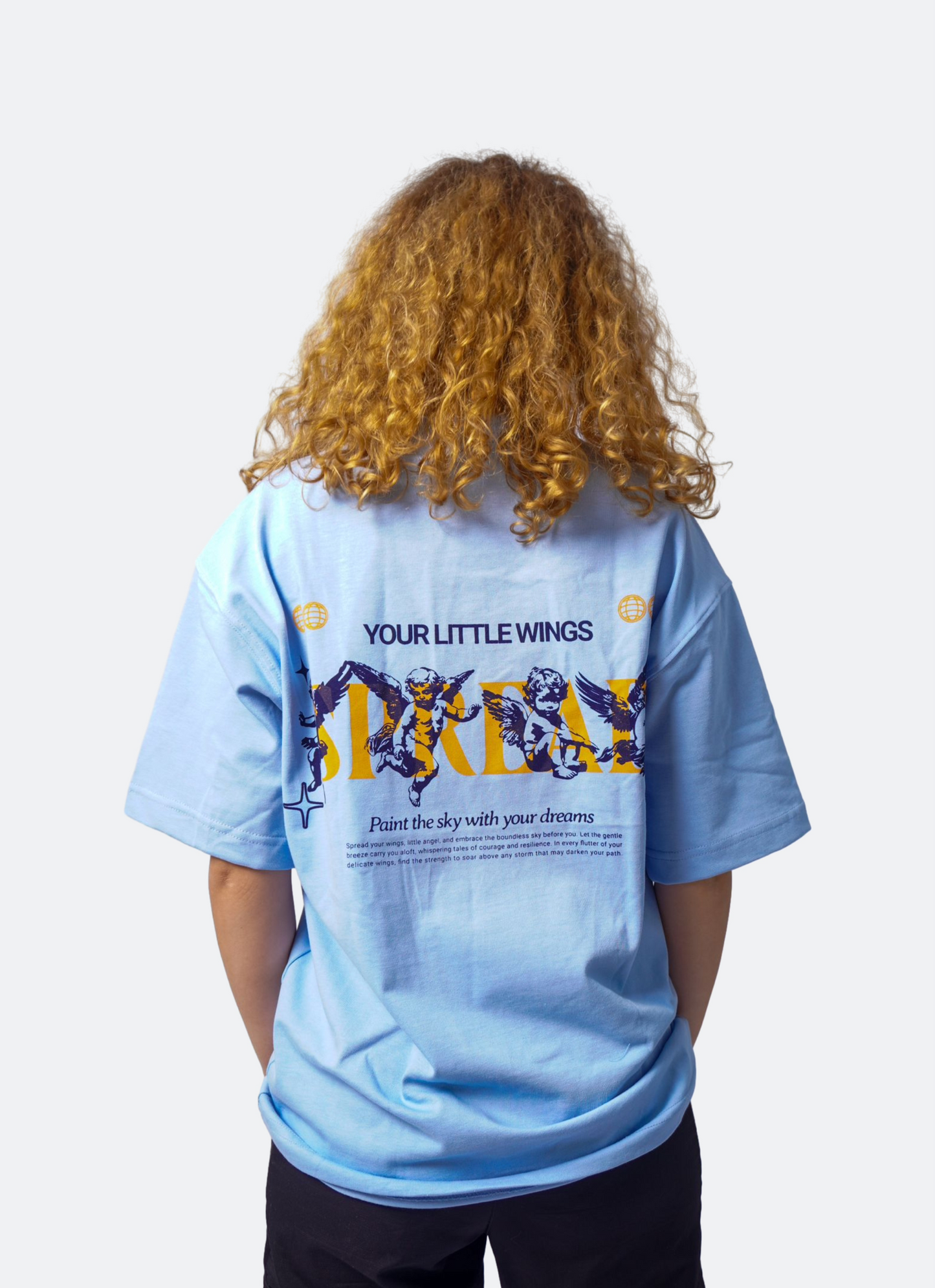 SPRDAD oversize t-shirt - BLEU