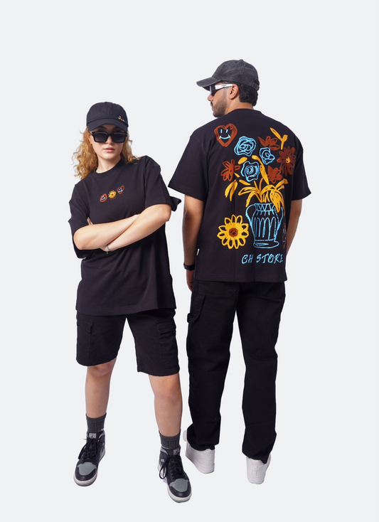 CH STORE oversize t-shirt - BLACK