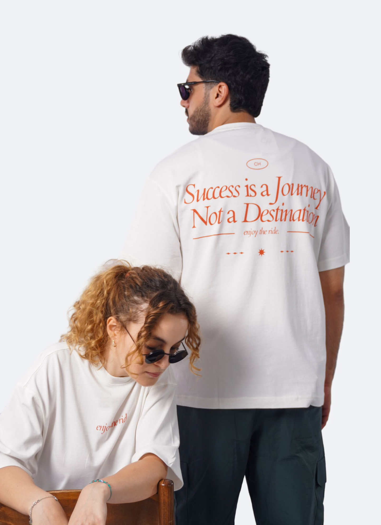THE RIDE oversize t-shirt - WHITE