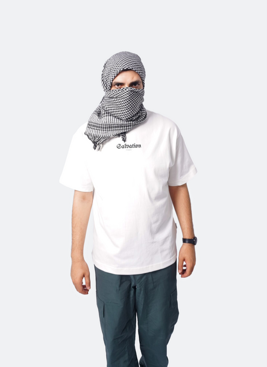 GALUATION oversize t-shirt - WHITE
