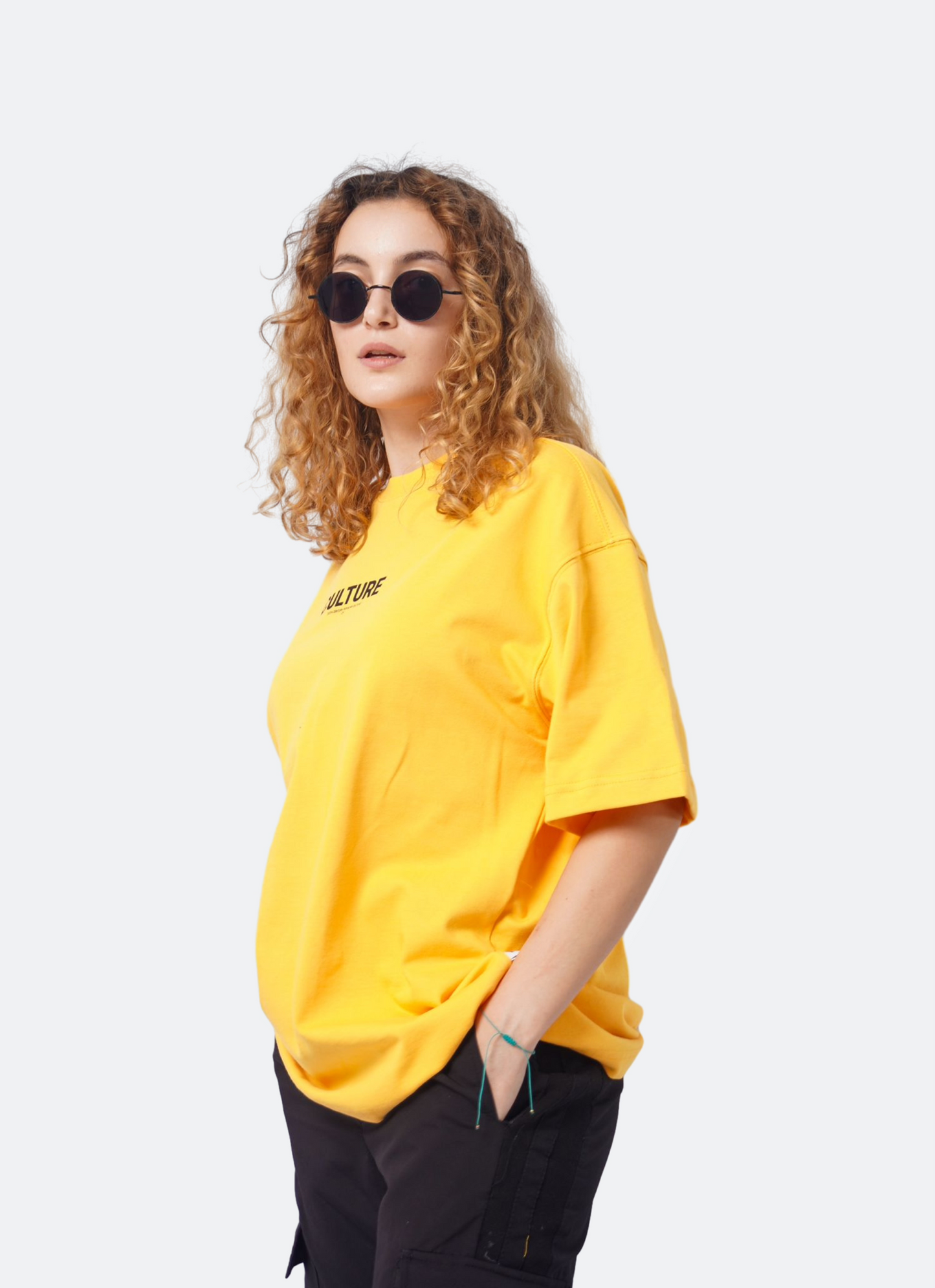 CULTURE oversize t-shirt - SOFT ORANGE