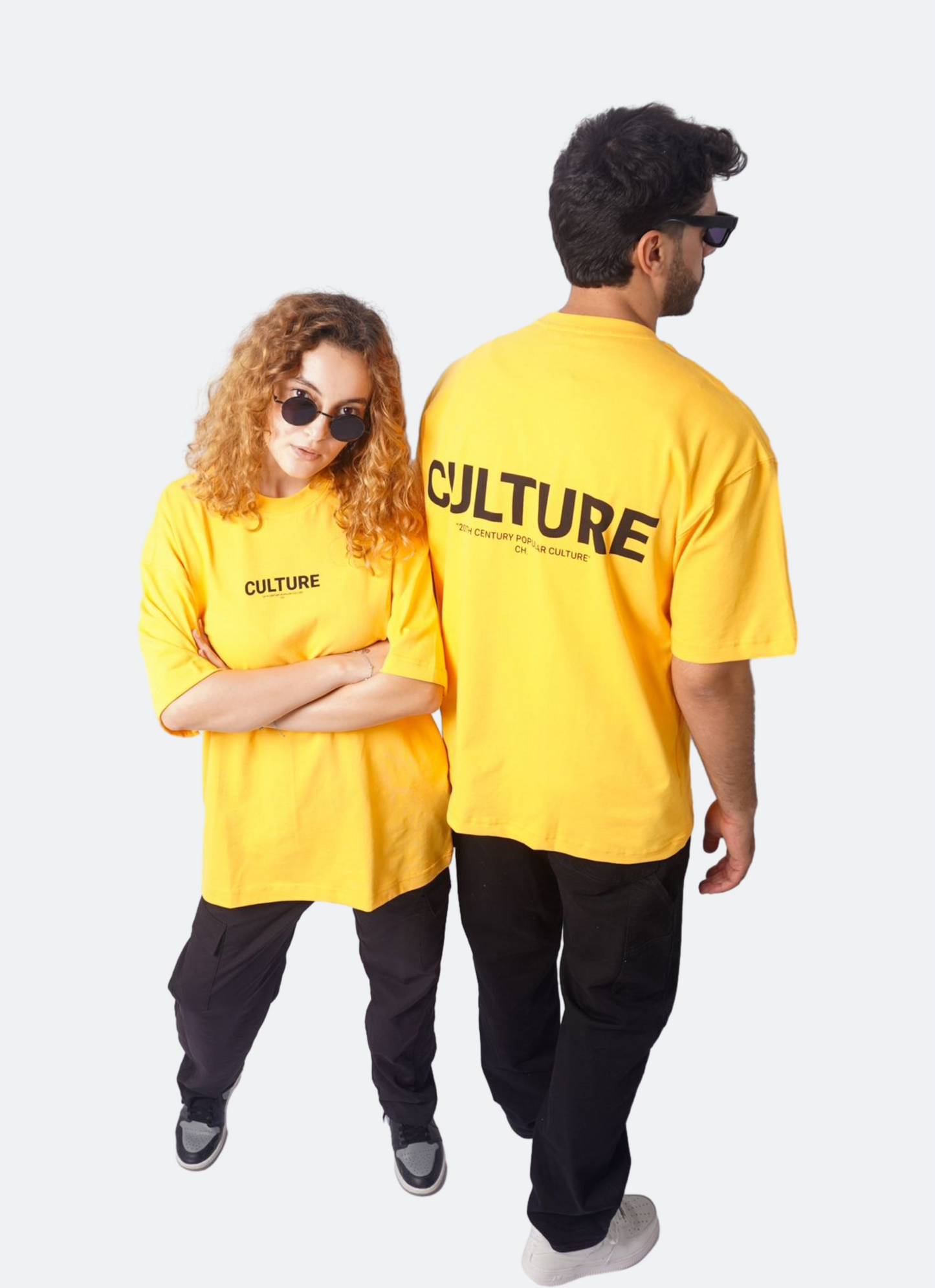 CULTURE oversize t-shirt - SOFT ORANGE