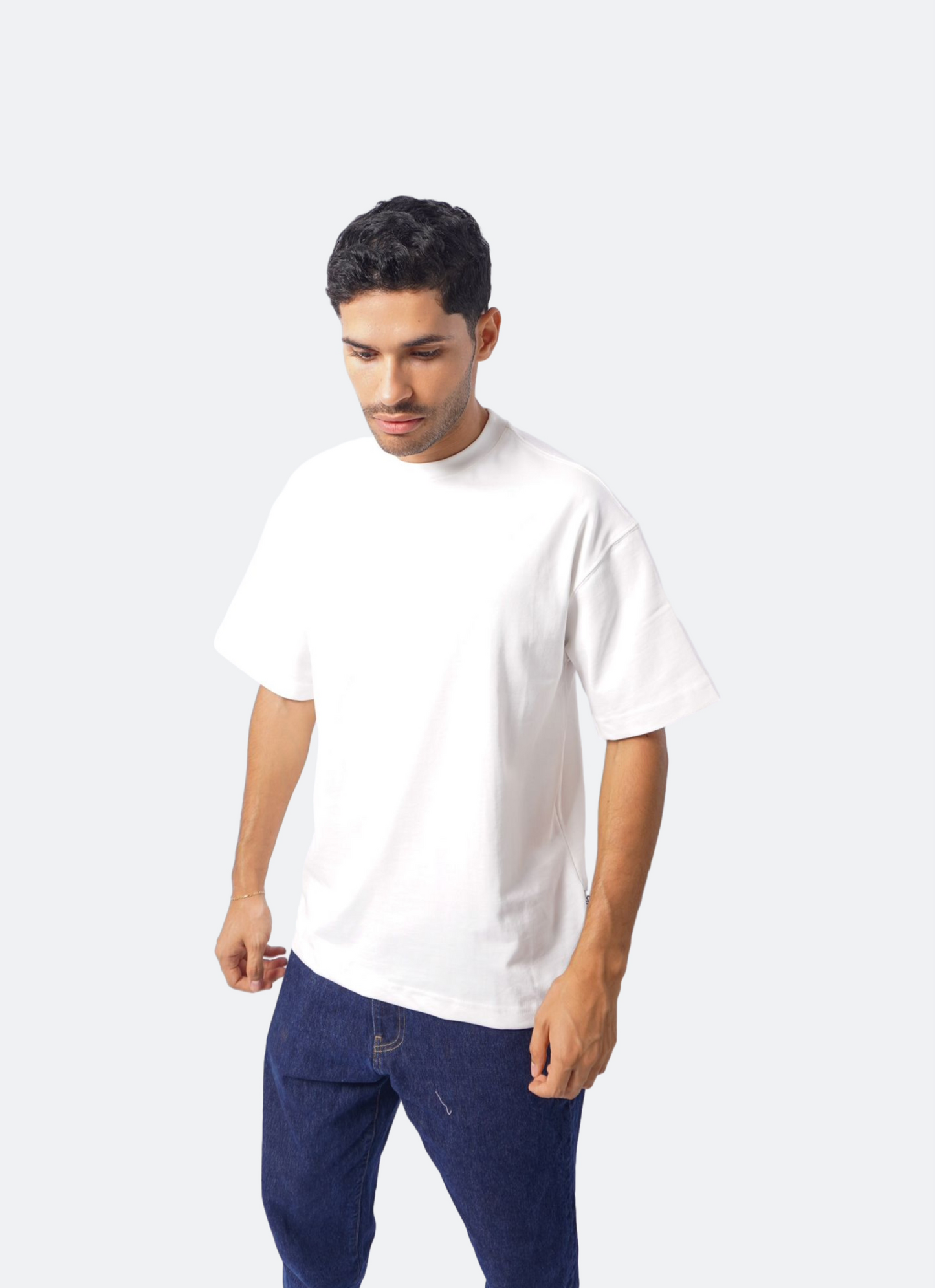 SIMPLE oversize t-shirt - WHITE
