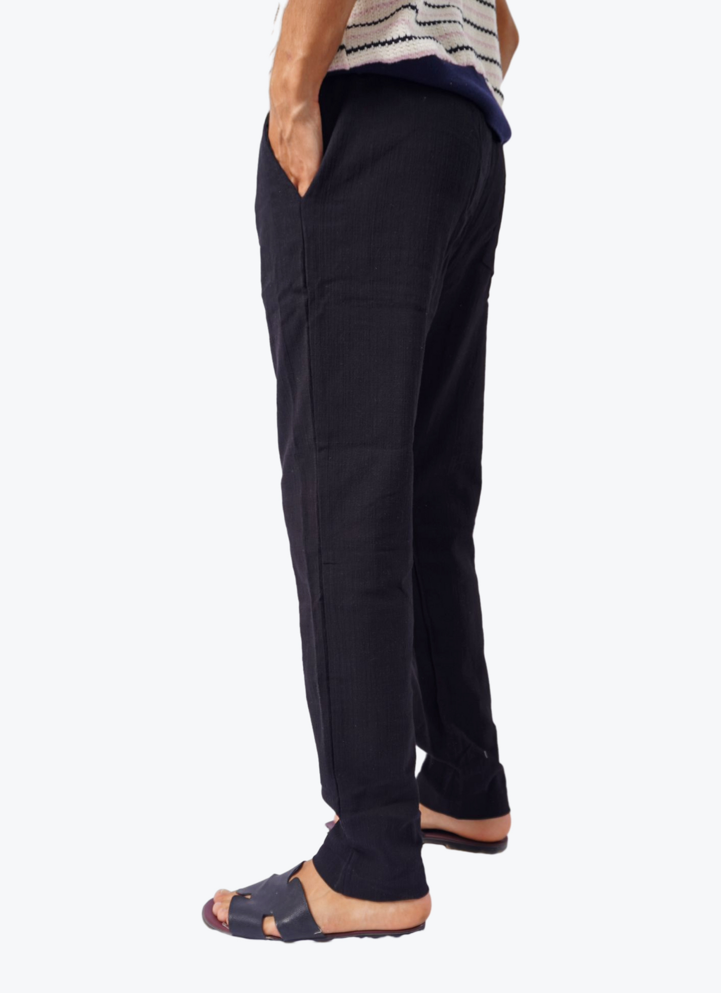 QAMRAYA REGULAR pants - BLACK