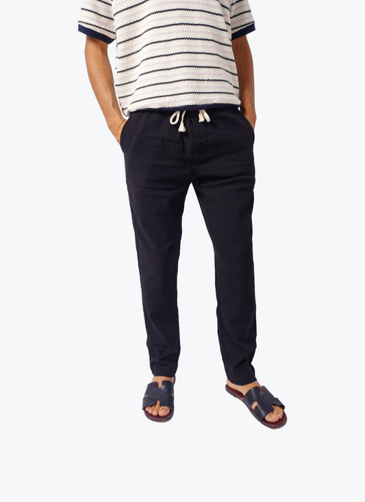 QAMRAYA REGULAR pants - BLACK