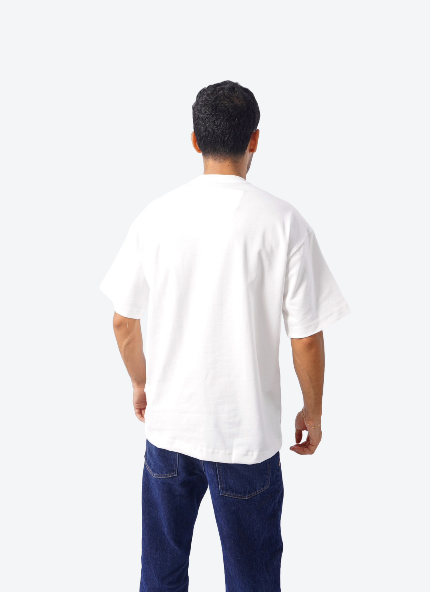 SIMPLE oversize t-shirt - WHITE