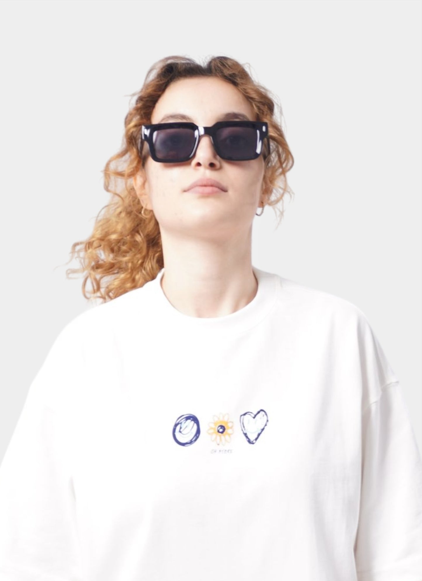 CH STORE oversize t-shirt - WHITE