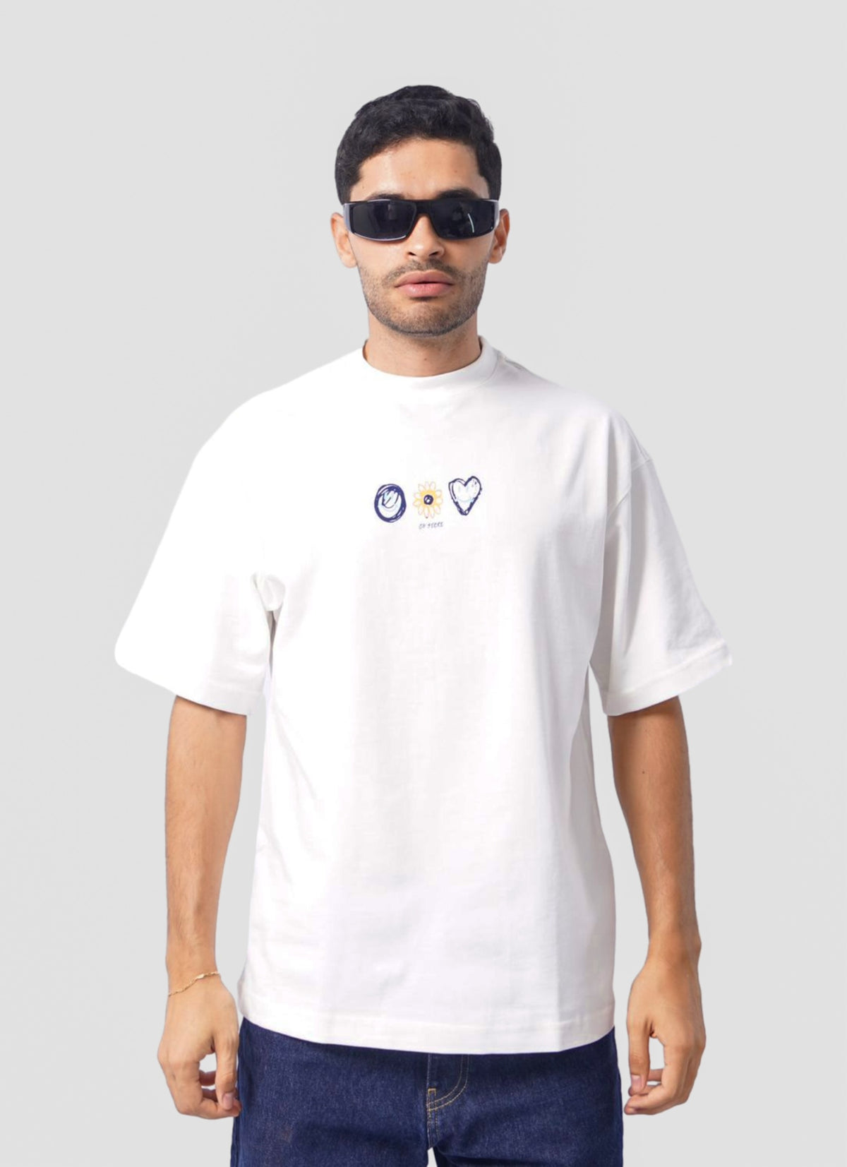 CH STORE oversize t-shirt - WHITE